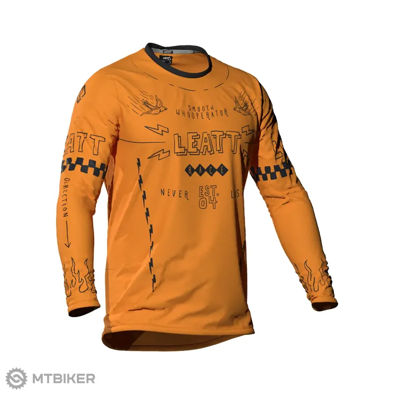 Super Cena Leatt MTB Gravity 3.0 dětský dres, lager yellow