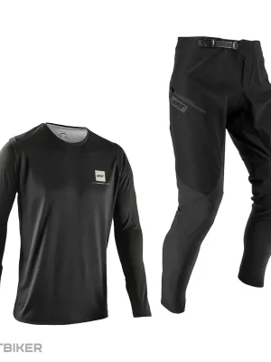 Akční Nabídka Leatt MTB Gravity 1.0 dětský set, ghost black