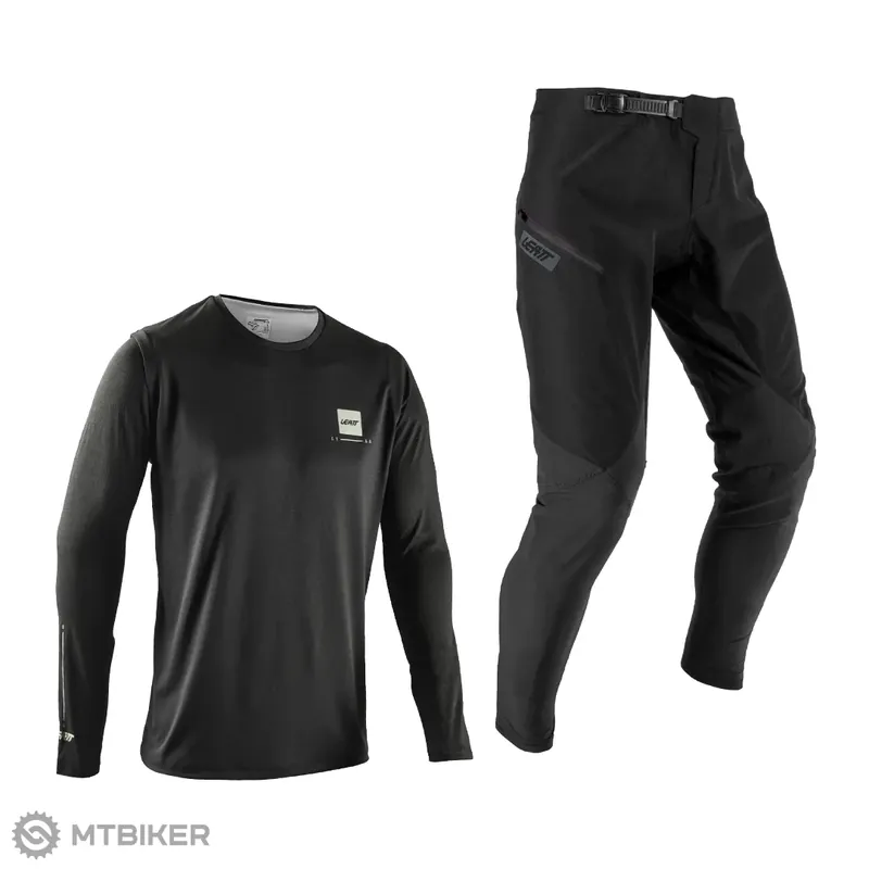 Akční Nabídka Leatt MTB Gravity 1.0 dětský set, ghost black