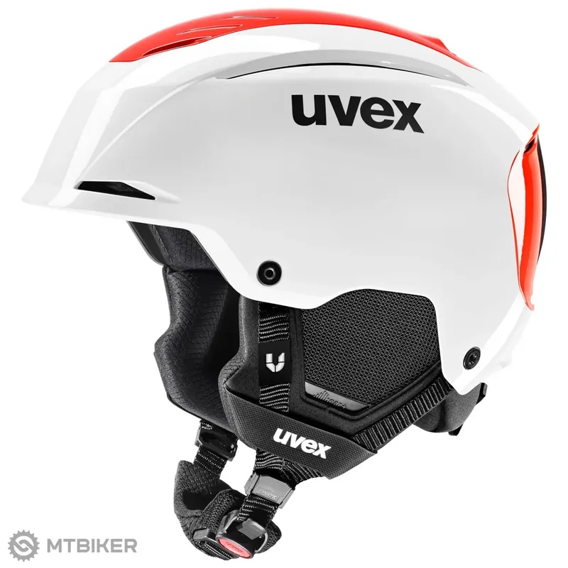 uvex Resolution SL přilba, white-electric red Speciální Cena