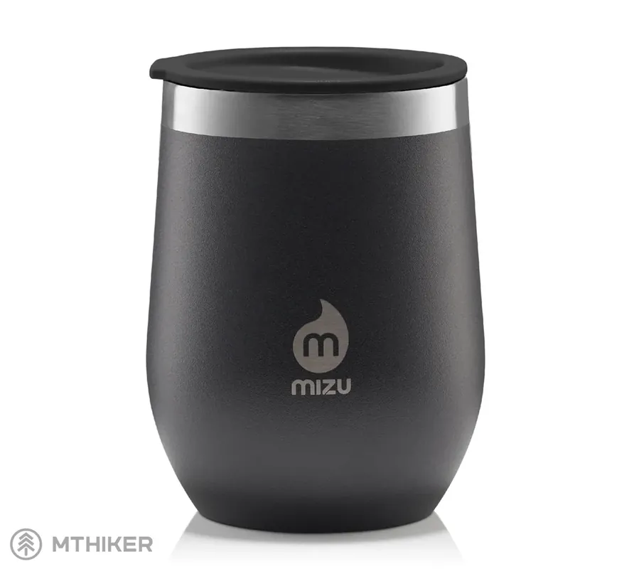 Must-Have Mizu Wine Tumbler Ceramic pohár na víno, 330 ml, černá