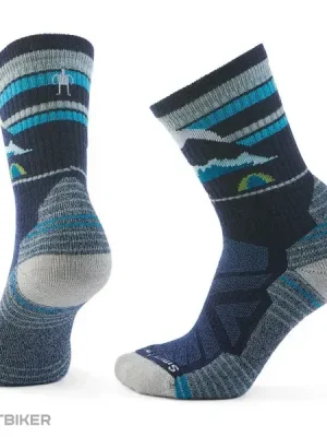 Smartwool Hike Light Cushion Mountain Moon Crew dámské ponožky, deep navy Tovární Cena
