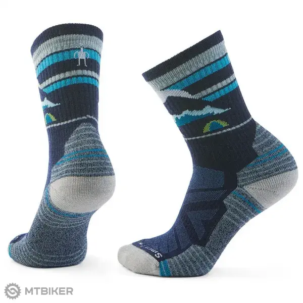 Smartwool Hike Light Cushion Mountain Moon Crew dámské ponožky, deep navy Tovární Cena