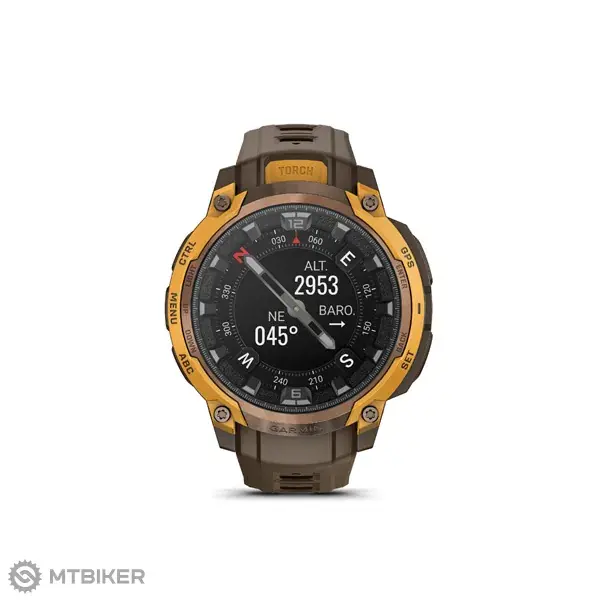 Garmin Instinct Crossover AMOLED hodinky, bronze sunburst Výprodej