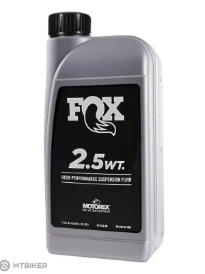 Finální Výprodej FOX Suspension Fluid olej do těl. sedlovky, 2.5 WT, 946 ml