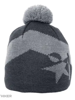 Warmpeace Lucky čepice, black/iron Cenový Hit