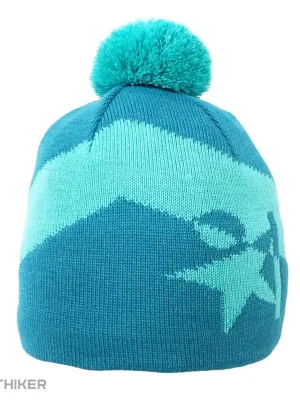 Omezená Nabídka Warmpeace Lucky čepice, tyrkysová/aqua