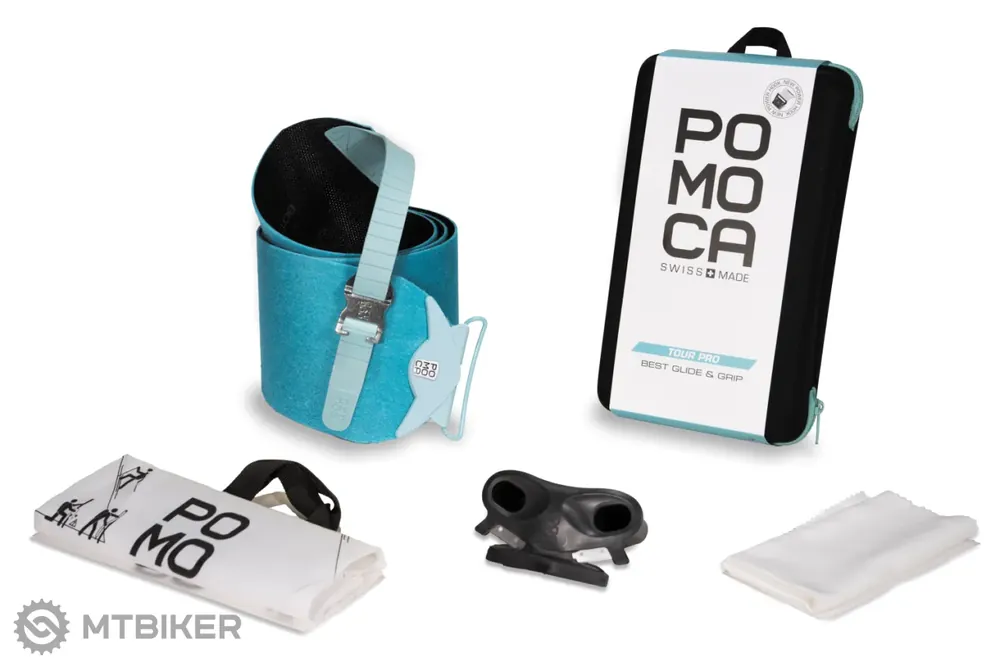Pomoca Tour Pro Ready2climb skialpové pásy, 140 mm, modrá Hit Sezóny
