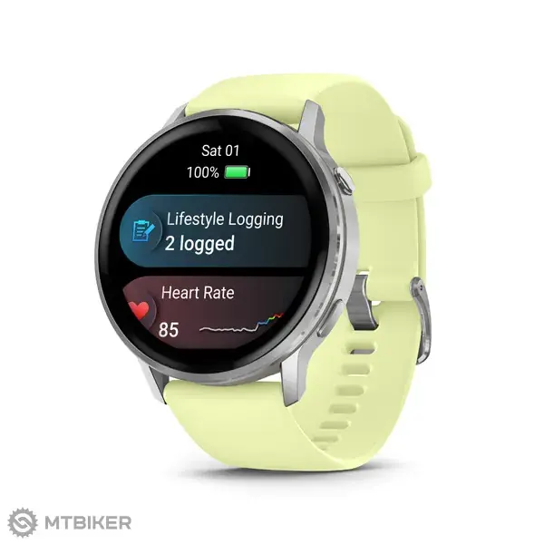 Garmin VENU 4 (45 mm) hodinky, šedá/silver + citron Must-Have