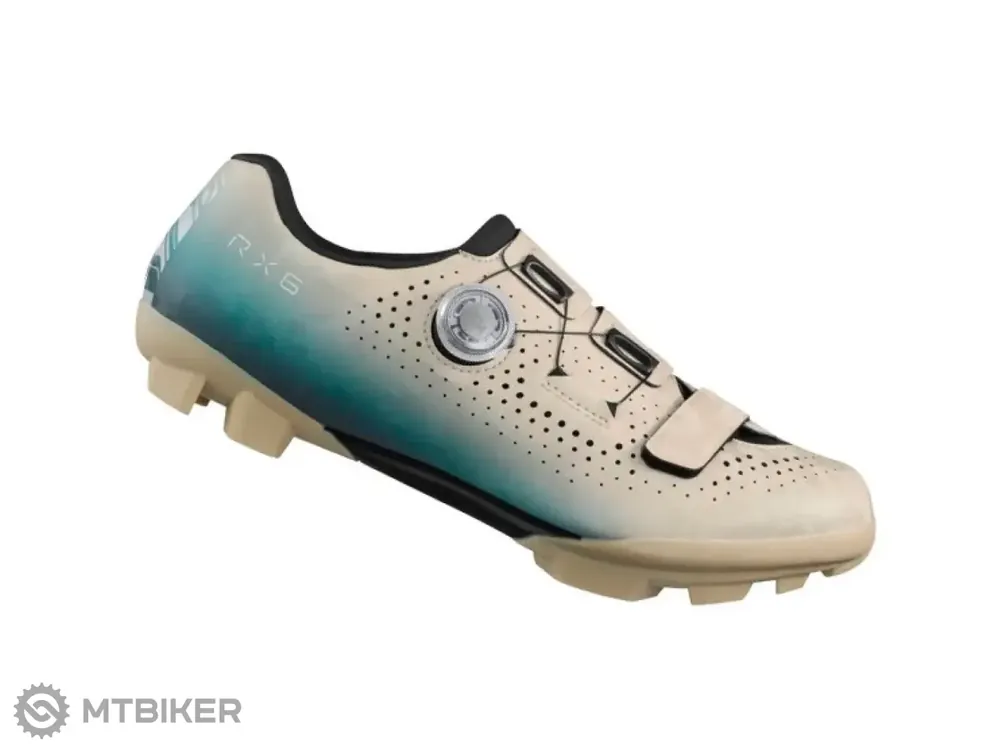 Shimano SH-RX600 tretry, béžová/modrá Omezená Nabídka