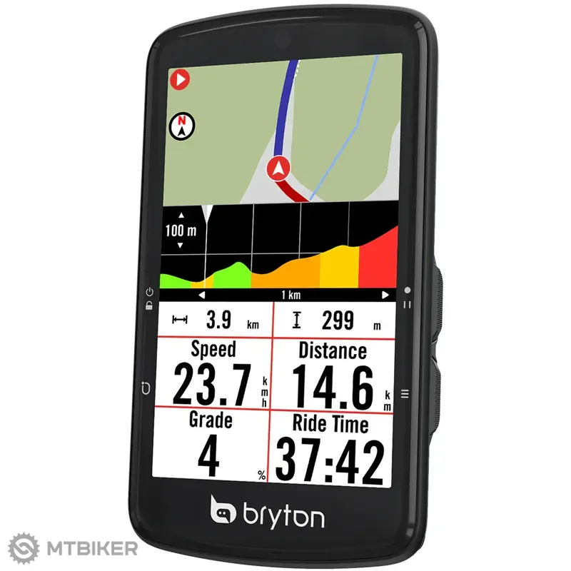 Ověřený Bryton Rider S810E cyklopočítač