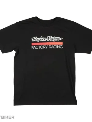 Finální Výprodej Troy Lee Designs Factory Racing triko, černá/červená
