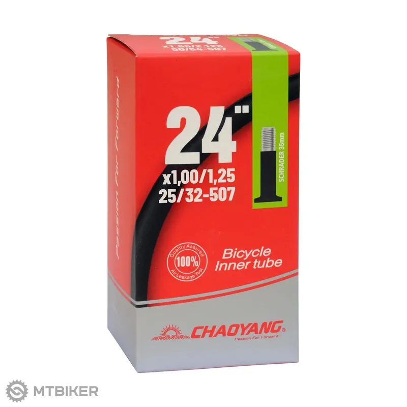 Chaoyang 24x1.00-1.25 duše, autoventil 35 mm Pouze Dnes