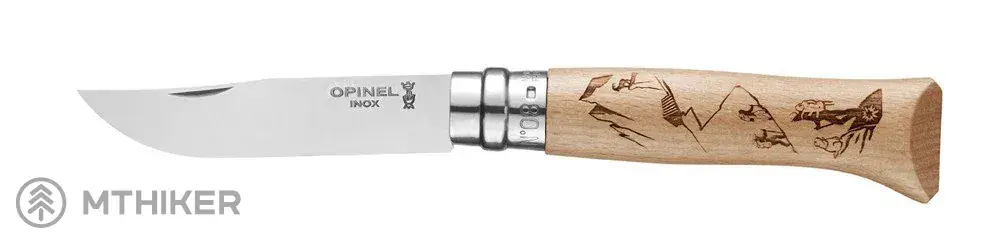 Dokud Zásoby Vydrží Opinel Vri N°08 Inox Gravure Sport nůž, rando