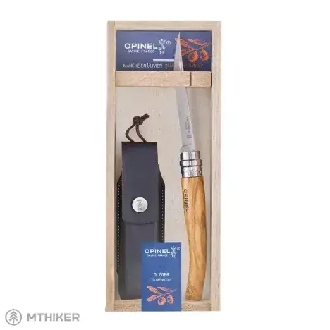 Opinel Vri N°10 Effilé nůž, oliva, dárkové balení + pouzdro Ověřený