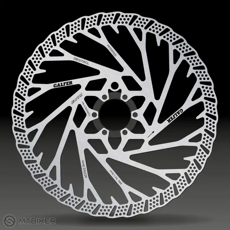 Galfer Shark brzdový kotouč, 223 mm, Center Lock Omezená Nabídka