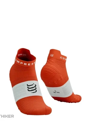 Přímo Od Výrobce COMPRESSPORT Pro Racing Socks v4.0 Run Low ponožky, tigerlily/white