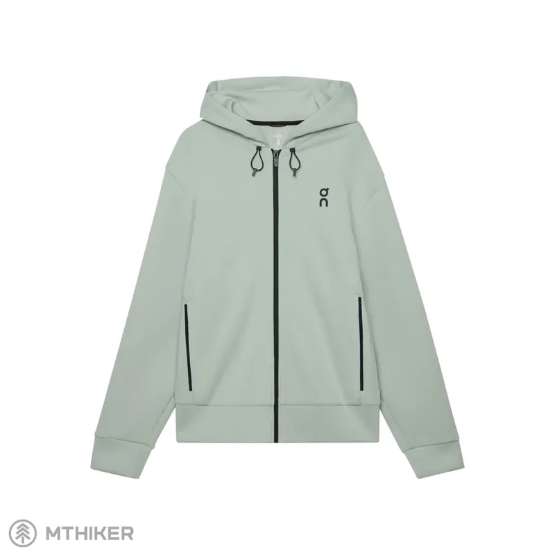 On Focus Tech Zip Hoodie mikina, mineral Speciální Cena