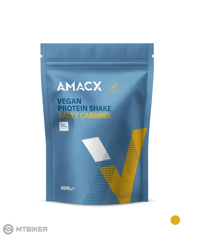 Oblíbený Amacx Vegan Protein Shake rostlinný protein, slaný karamel, 800 g