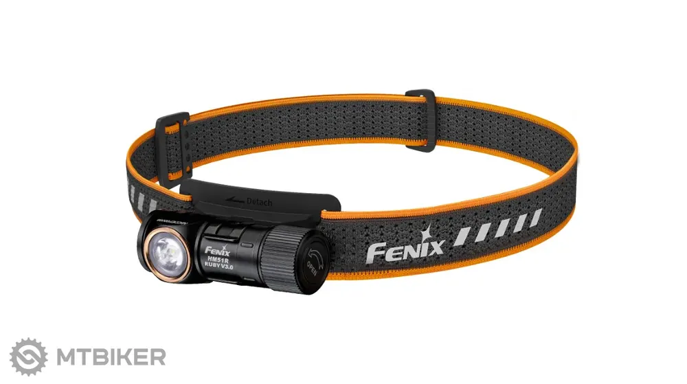 Fenix HM51R Ruby V3.0 nabíjecí čelovka, černá/oranžová Levný