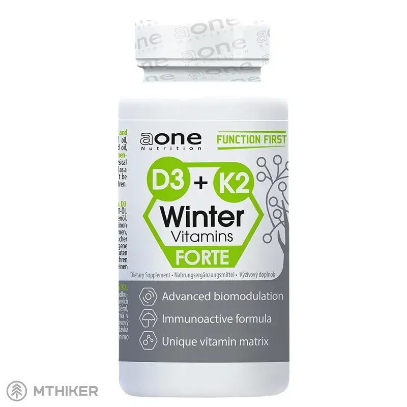 Cenově Výhodný AONE Nutrition Winter Vitamins D3+K2 Forte doplněk stravy, 200 tablet