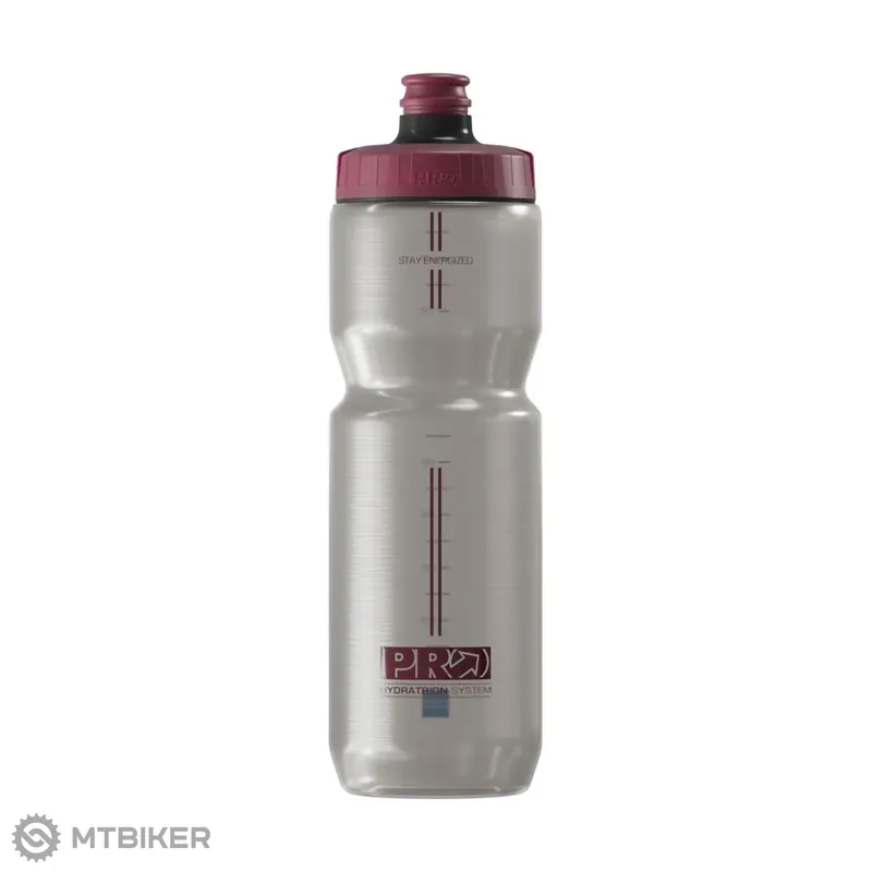 Zlevněný PRO Performance láhev, 800 ml, transparentní šedá/červená