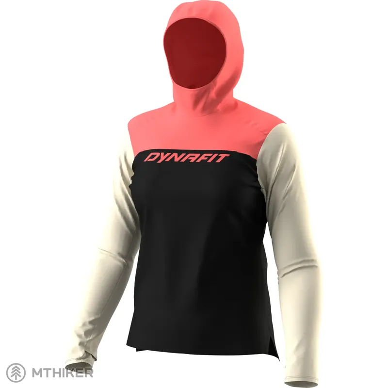 Levný Dynafit TRAVERSE SUN HOODY dámská mikina, black out/cabana
