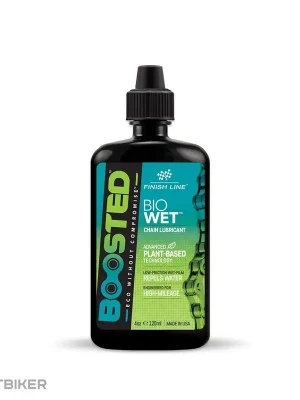 Finish Line BOOSTED Bio Wet mazivo na řetěz, 120 ml, kapátko Nakupujte Hned
