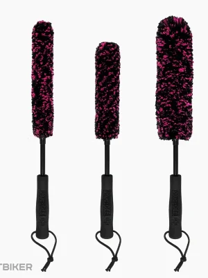 Muc-Off Microfibre sada kartáčů na čištění, 3 ks Oblíbený