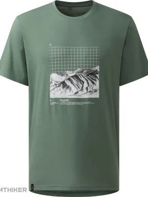 Haglöfs Outsiders Graphic triko, chlorophyll green Pouze Dnes