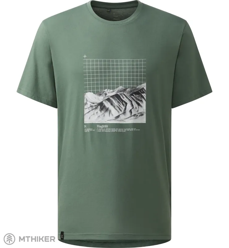 Haglöfs Outsiders Graphic triko, chlorophyll green Pouze Dnes