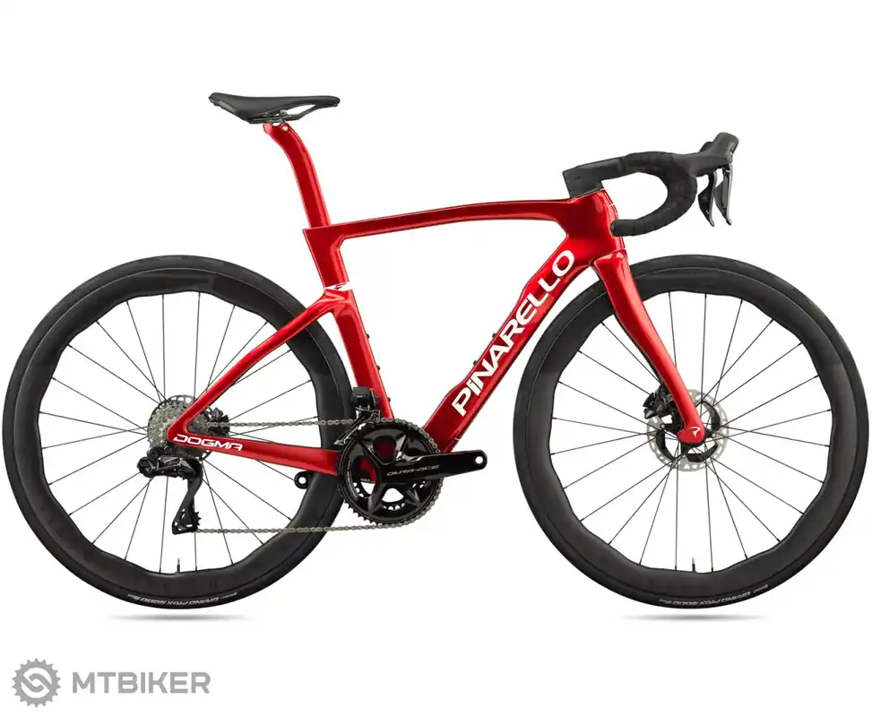 Pinarello Dogma F Dura Ace 2x12 DB Princeton Peak 4550 kolo, starry red Víkendová Akce