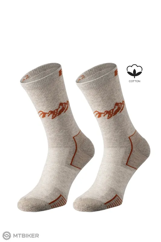 R2 Hike ponožky, hnědá, 2 pack Omezená Nabídka