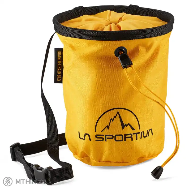 Ověřený La Sportiva Granite sáček na magnesium, žlutá/černá