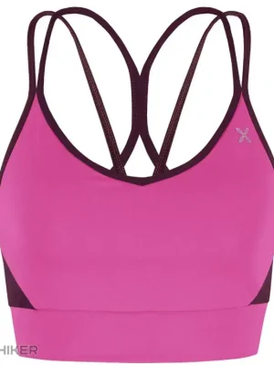 Montura Crimp Cross Bra dámská podprsenka, baton rouge/vinaccia Autentický