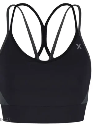 Montura Crimp Cross Bra dámská podprsenka, black/piombo Nejlepší Volba