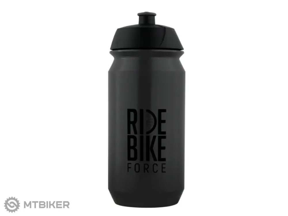 FORCE Ride Bike láhev, 0.5 l, transparentní černá/černá Nakupujte Hned