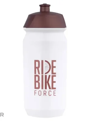 FORCE Ride Bike láhev, 0.5 l, bílá/bronzová Pouze Dnes