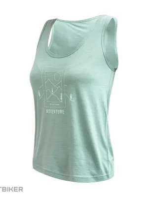 Levný Sensor Merino Air Say Yes dámské tílko, basil green