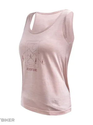 Sensor Merino Air Say Yes dámské tílko, dusty pink Finální Výprodej