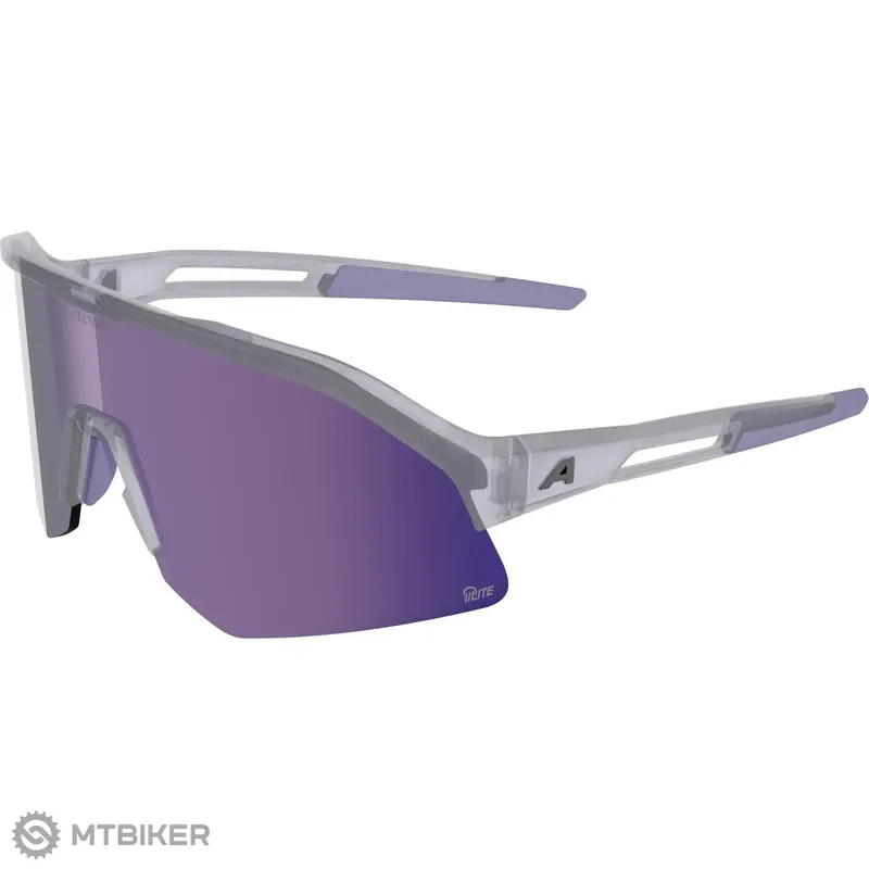 Tovární Cena ALPINA SONIC HR M Q-LITE brýle, lilac transparent gloss/mirror lilac