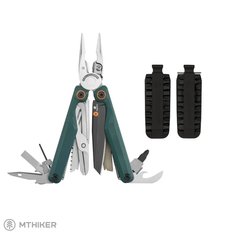 Levný Leatherman Wave Alpha + Bit Kit multifunkční nářadí + bity, cascadia