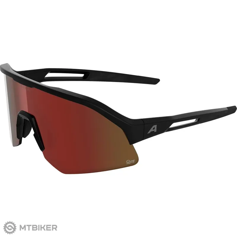 Zlevněný ALPINA SONIC HR M Q-LITE brýle, black matt/mirror red