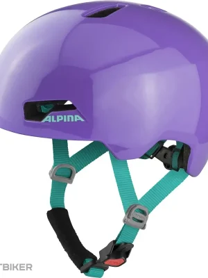 Ověřený ALPINA Hackney dětská přilba, purple gloss