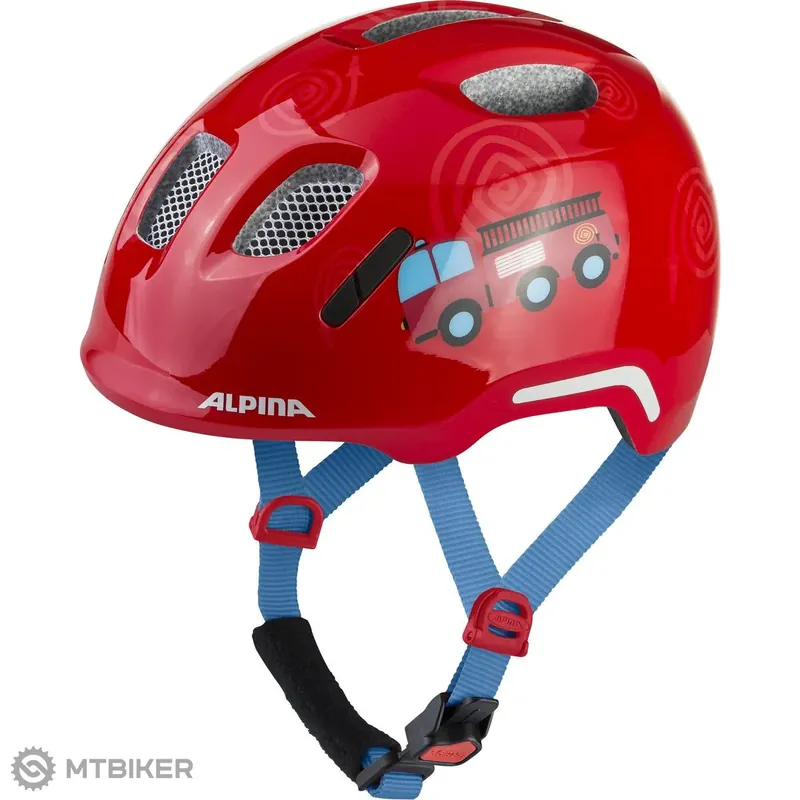 Časově Omezené ALPINA Ximo 2 Flash dětská přilba, fire fighter gloss