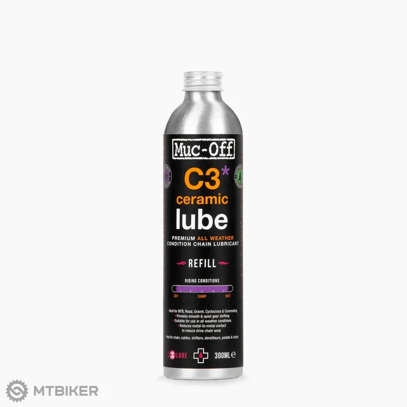 Odeslání Ihned Muc-Off C3 Ceramic All Weather mazivo na řetěz, 300 ml