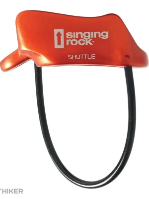 Cenový Hit Singing rock SHUTTLE jistící a slaňovací brzda, oranžová