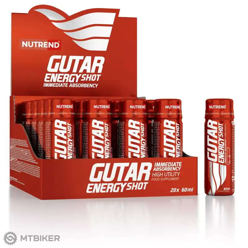 Koupit Online NUTREND Gutar Energy Shot energetický nápoj, 60 ml