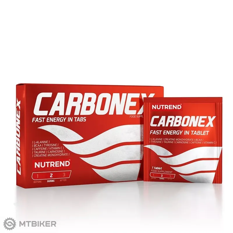 NUTREND CARBONEX energetické tablety, 12 tablet Horká Nabídka