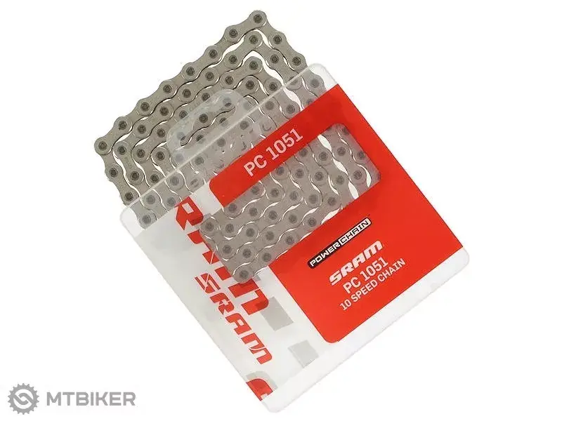 Levný SRAM PC 1051 řetěz, 10rychlostní, 114 článků, s rychlospojkou PowerLock
